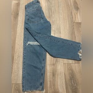 American Eagle Outfitters Women's Blue Relaxed Jeans